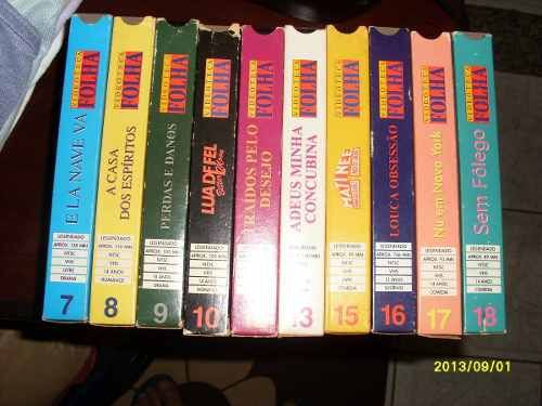 Lote Com 10 Fitas Vhs Da Coleção Videoteca Folha